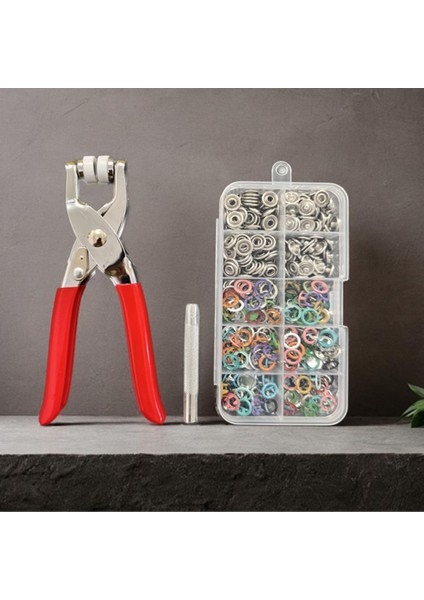 Grommet Pense Takımı Delme Takımı Çıtçıt Bağlantı Elemanı Takımı Grommet Alet Takımı (Yurt Dışından) indirimleri