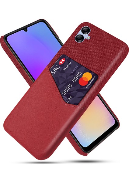 Samsung Galaxy A05 4g Slim Fit Ceza+Pu+Pc Kart Yuvası ile Telefon Koruyucu (Yurt Dışından)