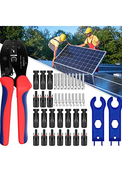 2.5/4/6mm²pv Için Güneş Enerjisi Seti, 5 Çift Kablo Fişi, 9 Çift Güneş Enerjisi Fişi (Yurt Dışından)