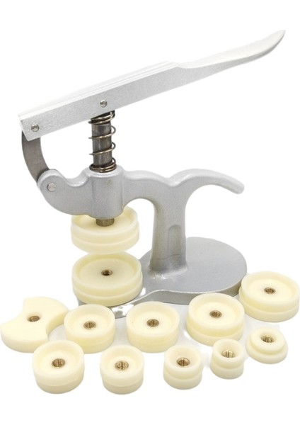 Saat Tamir Aleti, 12 Parçalı Kalıplı Saat Kasası Pres Aparatı, Saat Parçaları, A (Yurt Dışından)