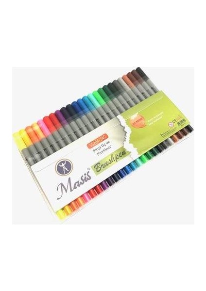 Brushpen Çift Taraflı Keçeli Kalem 24 Lü