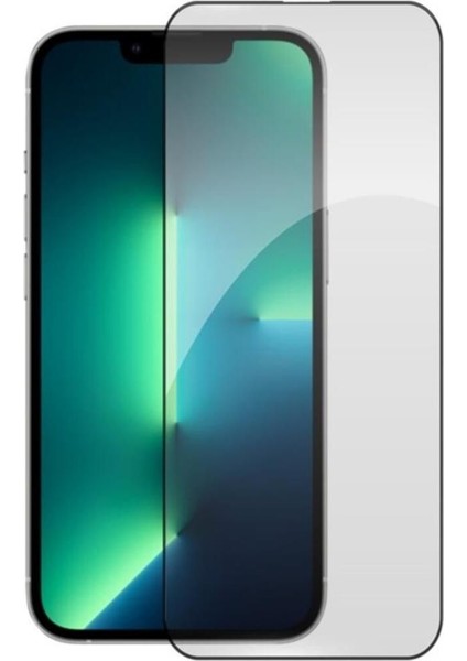 iPhone 13 / 13 Pro Uyumlu 6d Anti Statik Tam Kaplayan Dayanıklı Temperli Cam Ekran Koruyucu