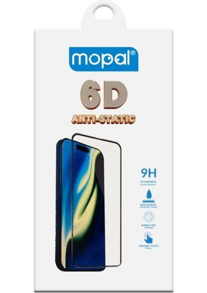 iPhone 13 / 13 Pro Uyumlu 6d Anti Statik Tam Kaplayan Dayanıklı Temperli Cam Ekran Koruyucu