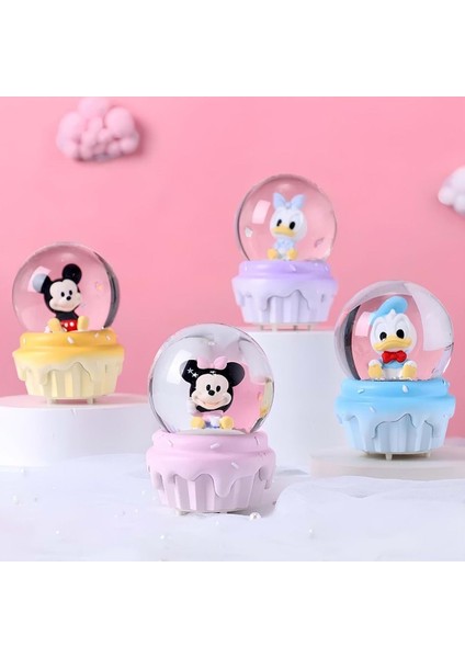 Mickey Mouse Işıklı Kar Küresi 7 cm ALK3107