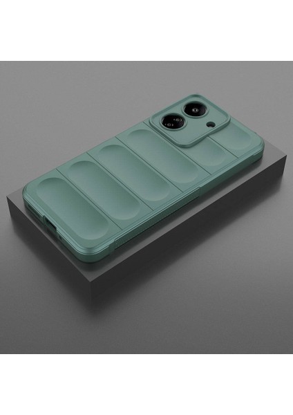 Xiaomi Poco C65 Kılıf Esnek Tpu Oyuklu Arka Yüzey Tasarımlı Etnik Silikon Kapak modelleri