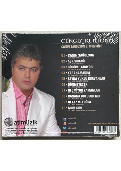 Cengiz Kurtoğlu - Canın Sağolsun Mum Gibi CD fiyatları