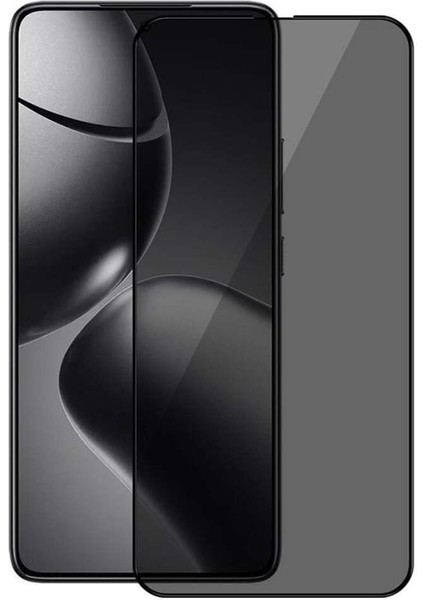Xiaomi Mi 14T Uyumlu Eco Privacy Hayalet Darbe Dayanıklı Tam Ekran Temperli Cam Ekran Koruyucu