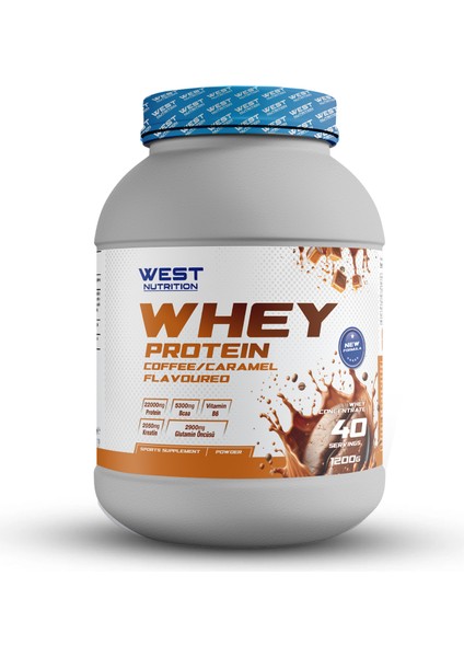 Whey Protein Tozu Kahve Karamel 1200 gr 40 Servis