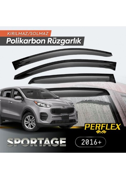 Kıa Sportage 2016+ Cam Rüzgarlığı V2 Düz