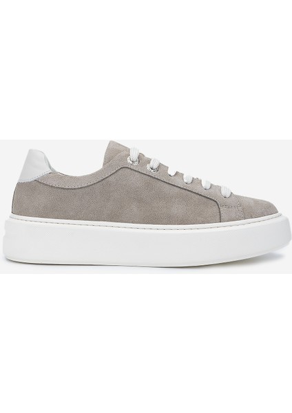 Kadın Bej Süet Sneakers & Spor Ayakkabı 1050 01 Bn Ayk SK24-25 Bej Suet