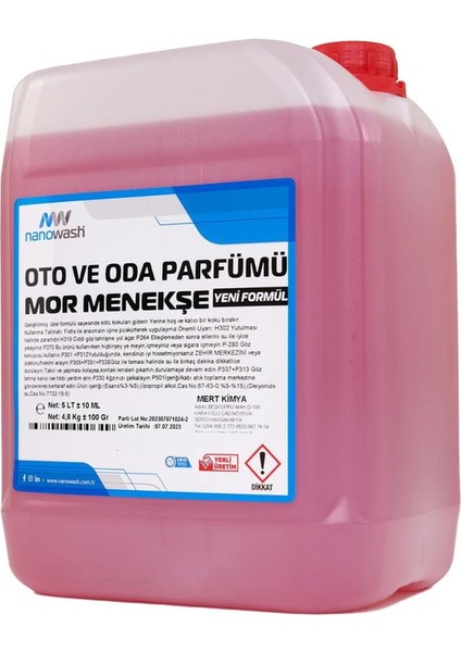 Oto ve Oda Parfümü Mor Menekşe 5 Lt