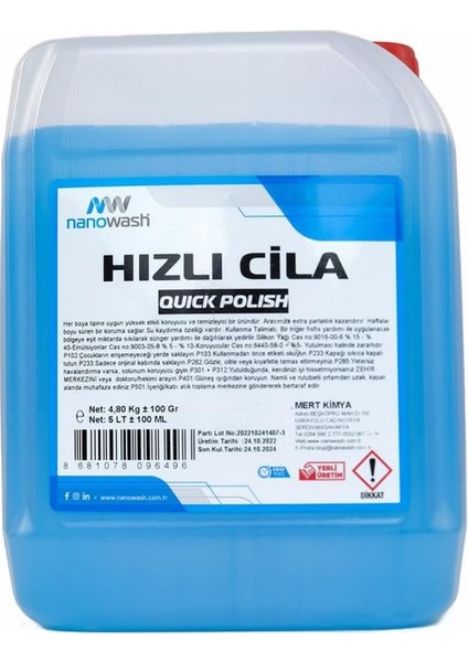 Hızlı Cila 5 Lt