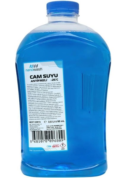 Antifrizli Cam Suyu 2,5 Lt