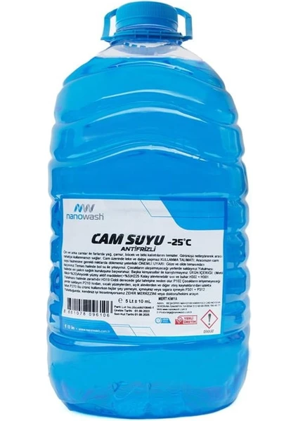 Antifrizli Cam Suyu 5 Lt