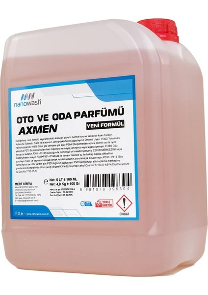 Oto ve Oda Parfümü Axmen 5 Lt