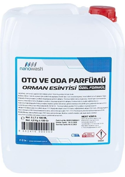 Oto ve Oda Parfümü Orman Esintisi 5 Lt