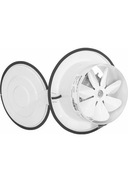 25 cm Bk 250 1450 D/d 220/230 Volt Monofaze Aksiyel Kapaklı Aspiratör