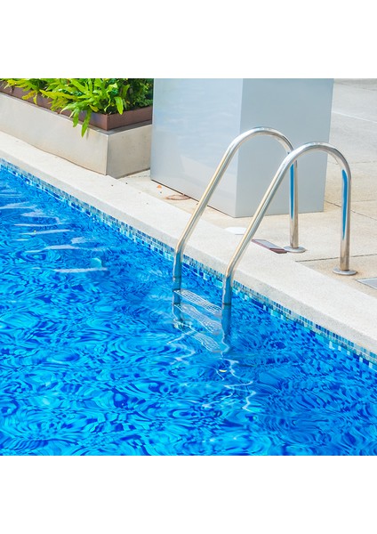 Havuz Merdiveni Standart Seri AISI304 Paslanmaz Çelik 2 Basamaklı (Pool Ladder)