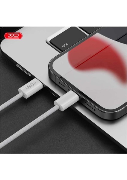 60W Pd Hızlı Fast Usb-C Type-C To Type-C Android iPhone Uyumlu Data Veri Şarj Kablosu NB-Q259