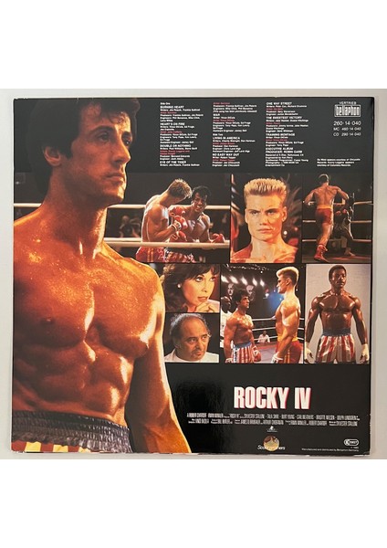 Rocky Iv Original Motion Picture Soundtrack Lp Plak (Orinal 1985 Dönem Alman Baskı Plak)