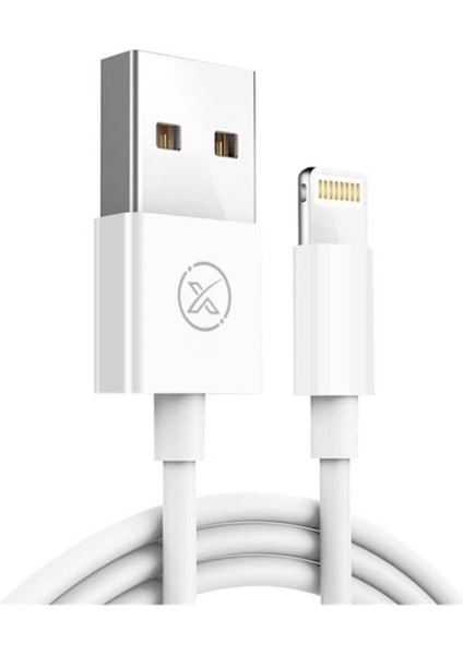 2.4A Fast USB To Lightning iPhone Uyumlu Kırılma Kopma Engelleyici Data Şarj Veri Kablosu NB47