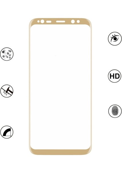 Samsung Galaxy S8 Için Kavisli Full Ön Arka Cam Koruyucu modelleri