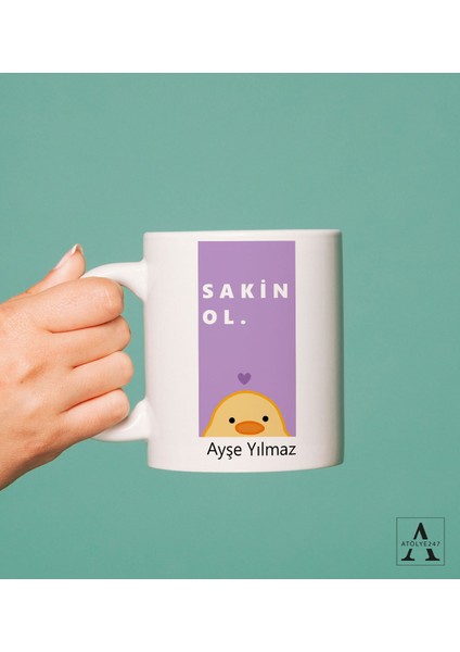 Kişiye Özel Sakin Ol Tasarım Kupa fiyatları
