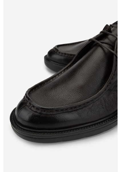 Erkek Deri Kahverengi Casual Ayakkabı 183 30558 Erk Ayk SK24-25 Kahve Dr modelleri