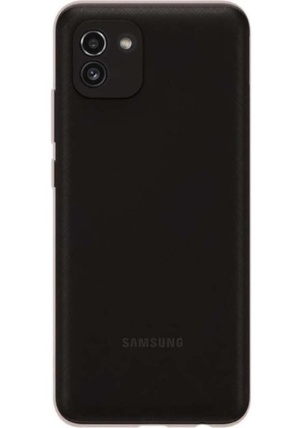 Samsung A03 Uyumlu Şeffaf Darbeye Dayanıklı Yumuşak Silikon Telefon Kılıfı Clear Tpu