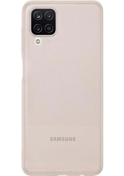 Samsung A12 Uyumlu Şeffaf Darbeye Dayanıklı Yumuşak Silikon Telefon Kılıfı Clear Tpu