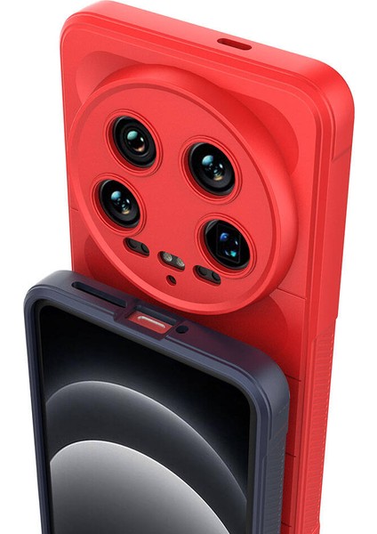 Xiaomi Mi 14 Ultra Kılıf Esnek Tpu Oyuklu Arka Yüzey Tasarımlı Etnik Silikon Kapak fırsatları