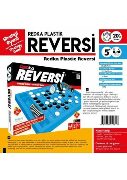 Reversi Akıl Oyunları Redka REDKA39 Akıl Oyunları