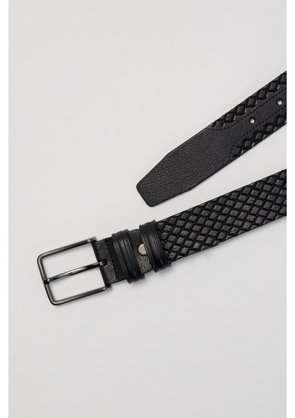 Erkek 3,5 cm Klasik Siyah Kemer fiyatları