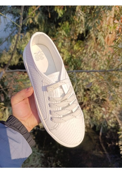 Pul Detay Deri Işleme Ortopedik Rahat Kadın Sneakers Spor Ayakkabı modelleri