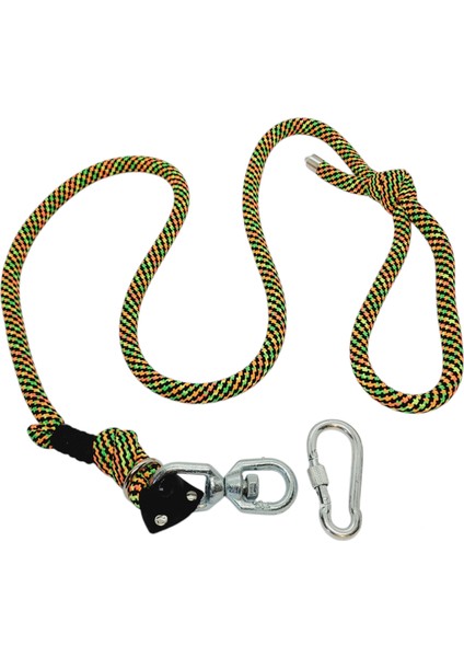 Büyük Irk Köpek Gezdirme Kayışı Fırdöndü ve Karabinalı Big Dog Leash