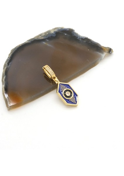Ajda Charm Çelik Altın Kaplama Kadın Altıgen MODEL-CHR-120