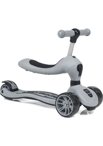 Smart Oturaklı Çocuk Scooter 3 Tekerlekli Işıklı Scooter Yükseklik Ayarlı 1-5 Yaş modelleri