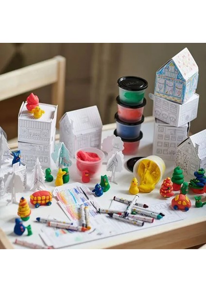 Måla Mum Boya, Çeşitli Renkler, 12 Adet