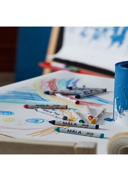 Måla Mum Boya, Çeşitli Renkler, 12 Adet fiyatları