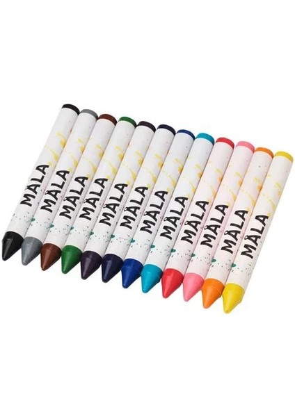 Måla Mum Boya, Çeşitli Renkler, 12 Adet fırsatları