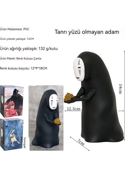 Spirited Away Yüzsüz Erkek Yüksekliği 140MM (Yurt Dışından)