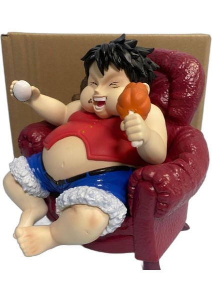 Q Versiyonu Fat Boy Luffy 150 mm Yüksekliğinde (Yurt Dışından)