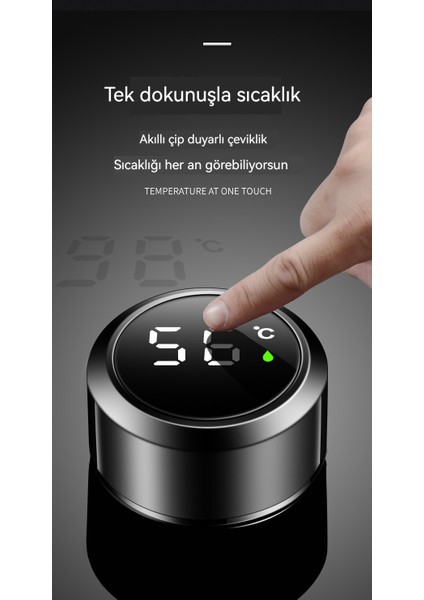 Akıllı Ekran Sıcaklığı Paslanmaz Çelik Termos (Yurt Dışından) fiyatları