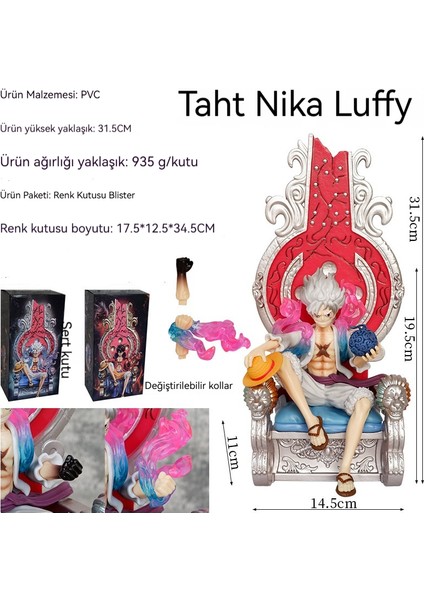 Gk Throne Nika Luffy Değiştirilebilir Yükseklik 315MM (Yurt Dışından)