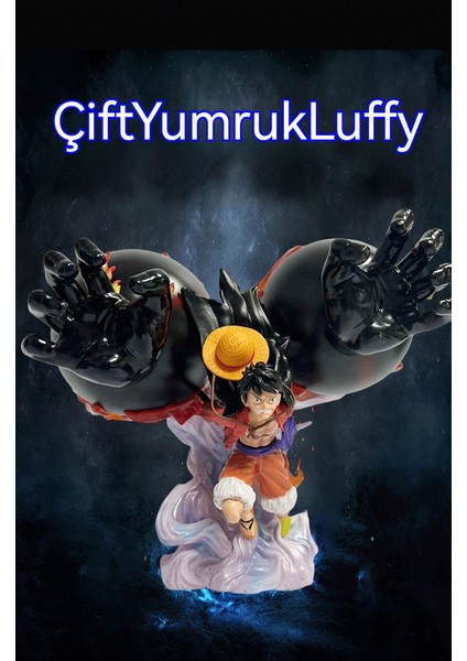 Gk Çift Yumruklu Luffy Figürü Yüksekliği 200MM (Yurt Dışından)