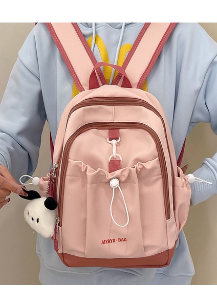 Basit, Hafif ve Çok Yönlü Ipli Okul Çantası (Yurt Dışından) modelleri