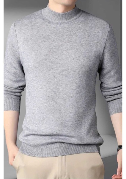 Erkek Tüylenmeyen Yarım Boğazlı Triko Kazak Yarım Balıkçı Triko Kazak modelleri