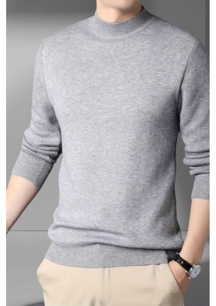 Erkek Tüylenmeyen Yarım Boğazlı Triko Kazak Yarım Balıkçı Triko Kazak fırsatları