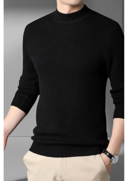 Erkek Tüylenmeyen Yarım Boğazlı Triko Kazak Yarım Balıkçı Triko Kazak fırsatları