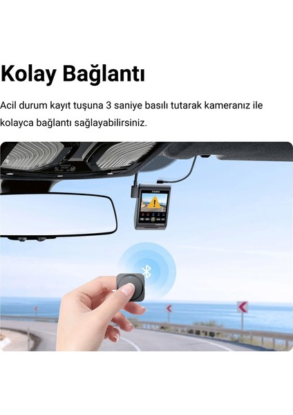 Tüm Kamera Serileri Için BTR200 Kablosuz Bluetooth Uzaktan Kumanda